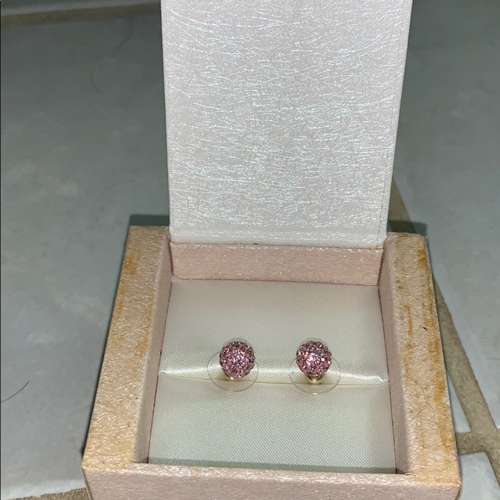 Pink Diamond earrings